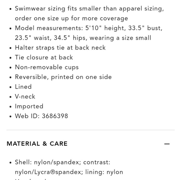 Tommy bahama two piece bathing suit - Picture 6 of 9